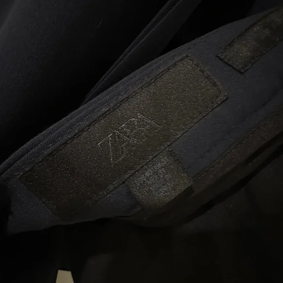 ZARA Navy Blue Slim Fit Blazer & Trouser Suit Set – Men’s EU 50 / US 40 - Picture 12 of 12